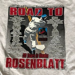 1999 NCAA college World Series t-shirt sz 2XL